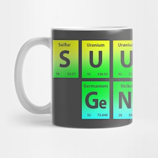 Suuuper Genius Chemical Element Mug